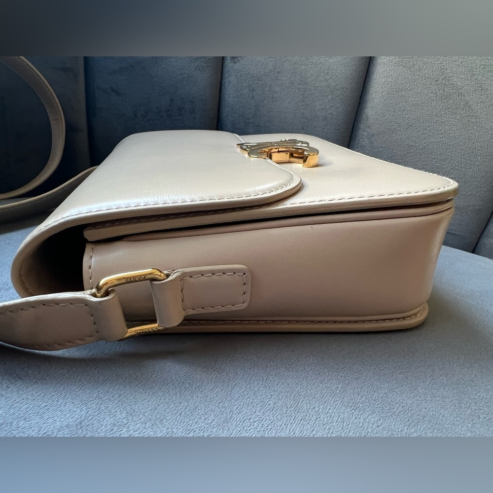 Celine Triomphe Nude Medium Bag - Picture 8 of 15